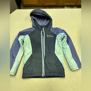 Columbia girls zip up jacket